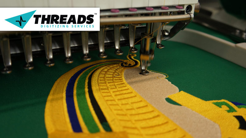 threads digitizing logo