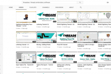 Embroidery Software - Tutorial Videos